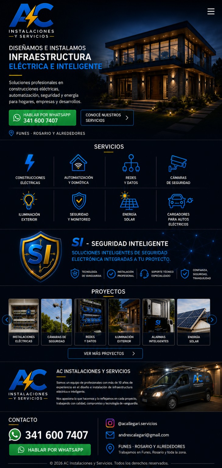 AC Instalaciones y Servicios - Diseñamos e instalamos infraestructura eléctrica e inteligente